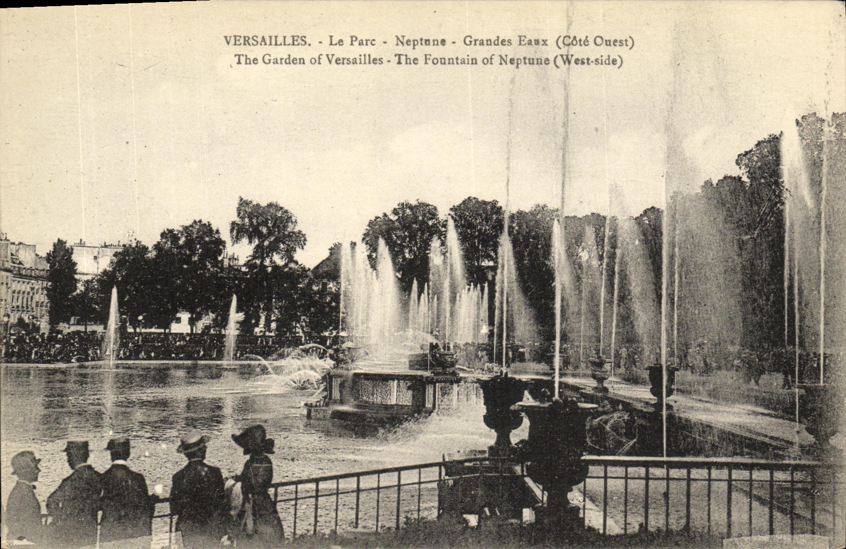 CPA Versailles Le Parc Neptune Grandes Eaux 