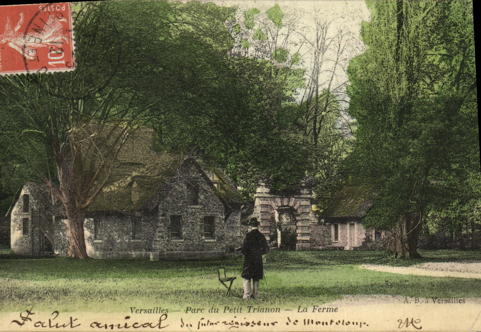 CPA Versailles Parc du Petit Trianon La Ferme