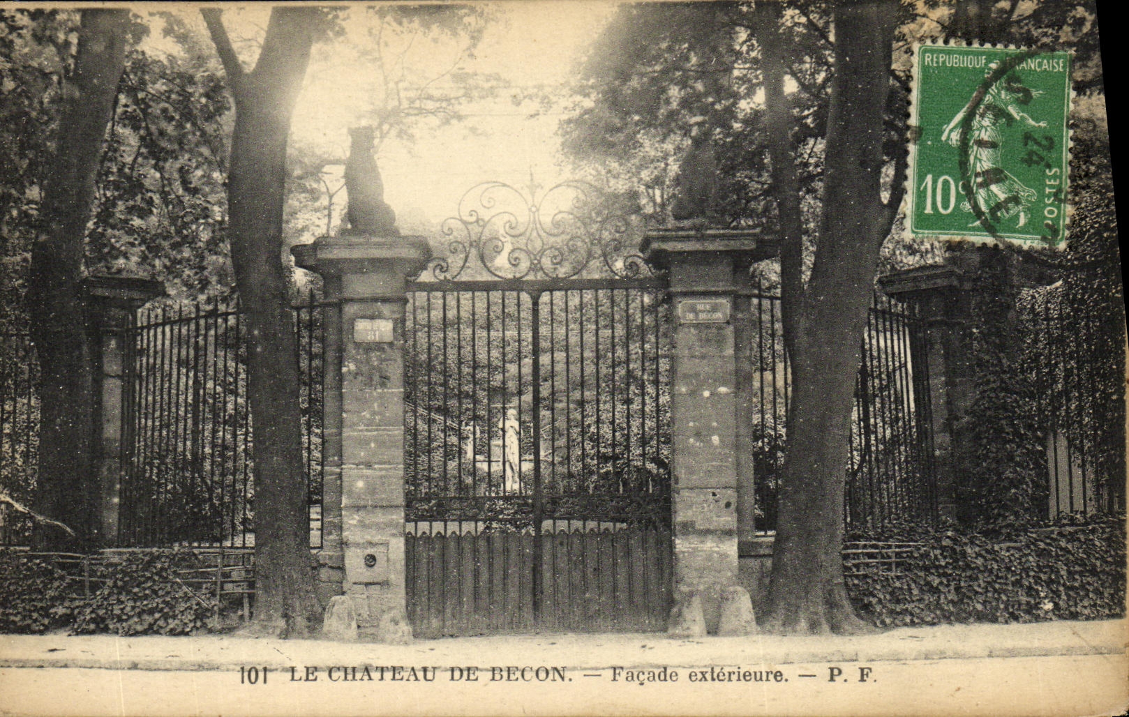 CPA Le Chateau de econ Facade exterieure
