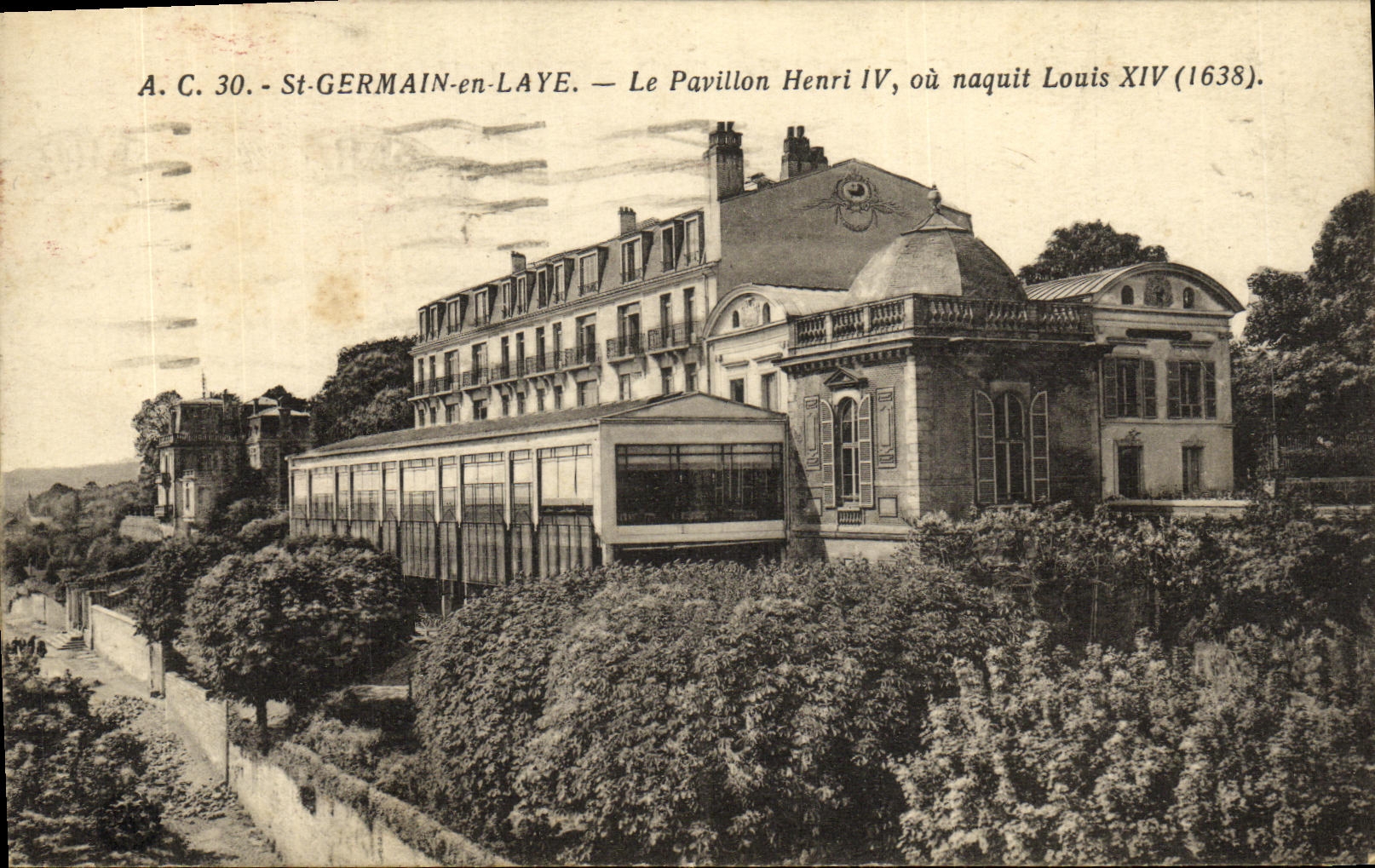 El St de la POSTAL de la VENDIMIA y Bush alemanes martillan la casa Enrique IV o eran Louis XIV nato