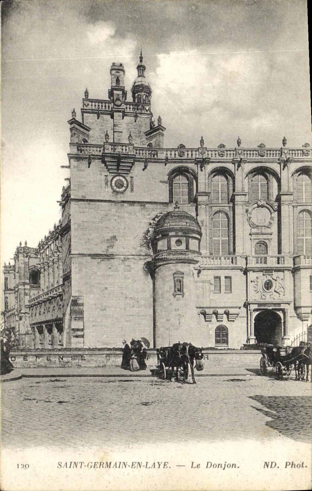 CPA St Germain et Laye Le Donjon