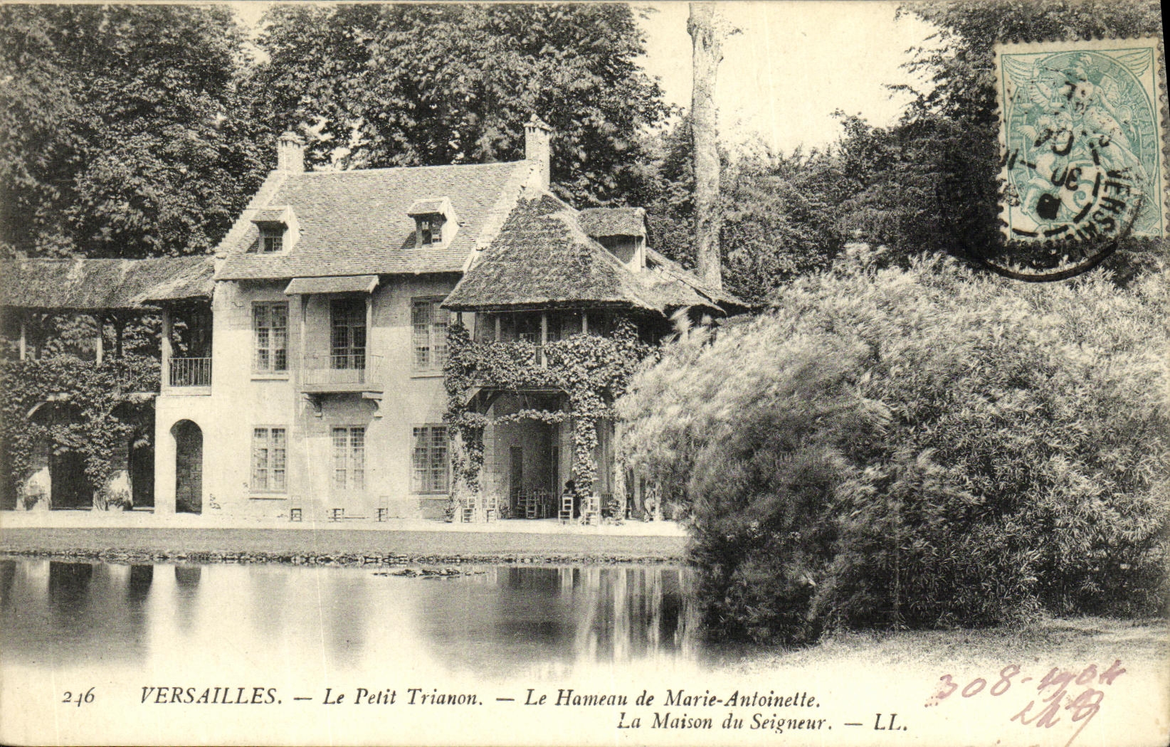 VINTAGE POSTCARD Versailles Small Trianon the Hamlet of Marie Antoinette