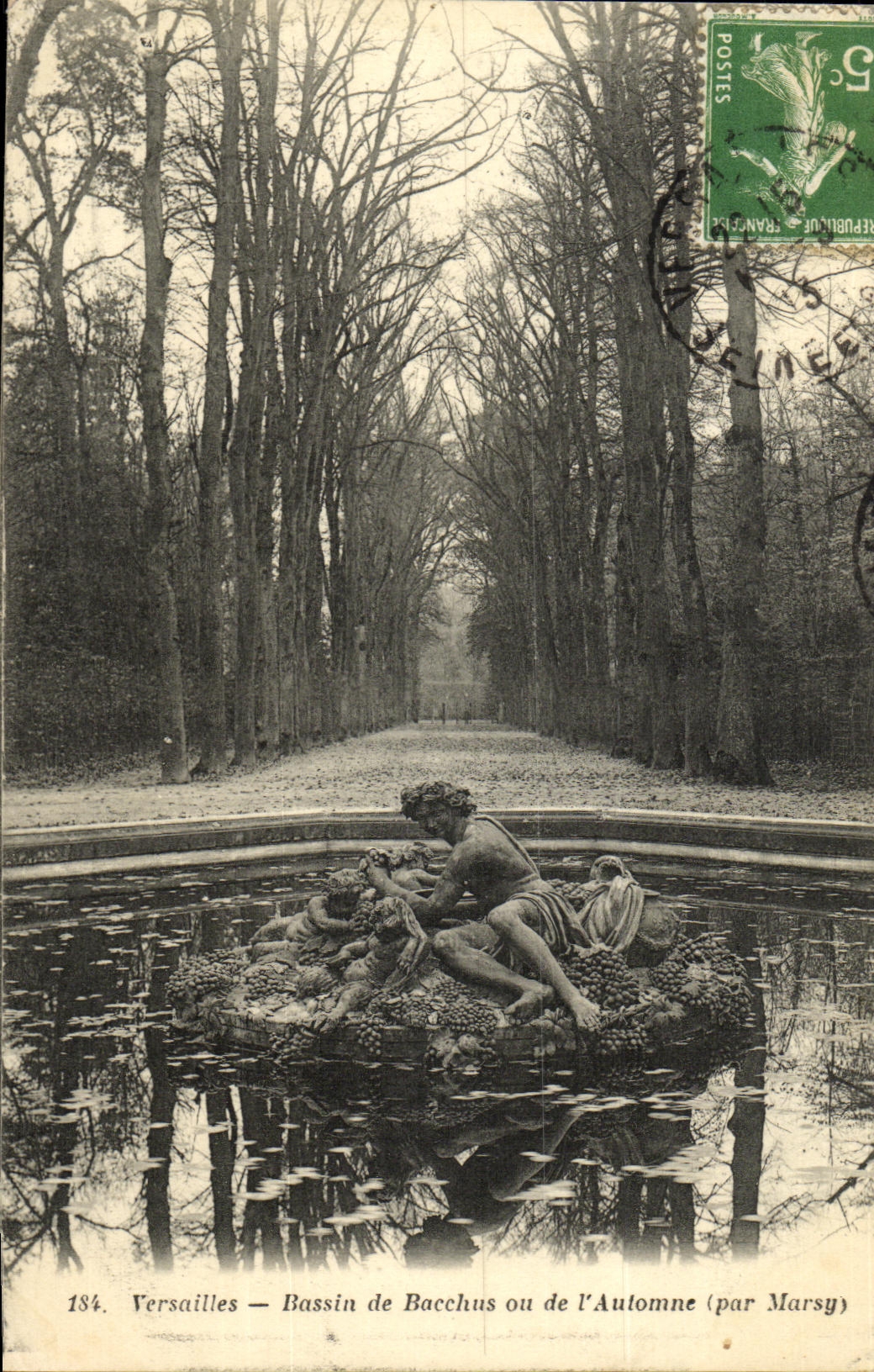 CPA Versailles Bassin de Bacchus Ou De L Automne par Marsy