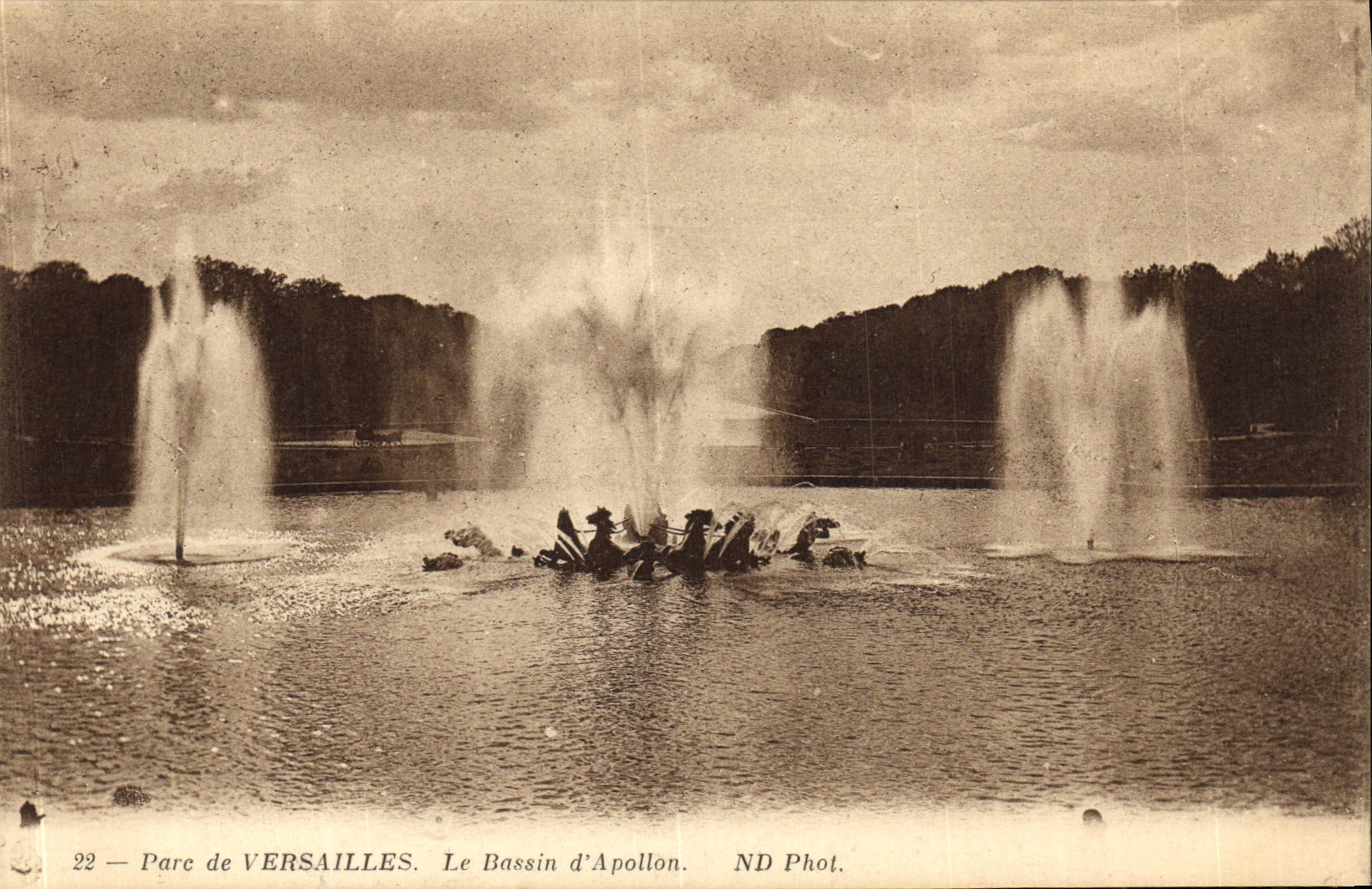 CPA Parc de Versailles Bassin d Apollon 