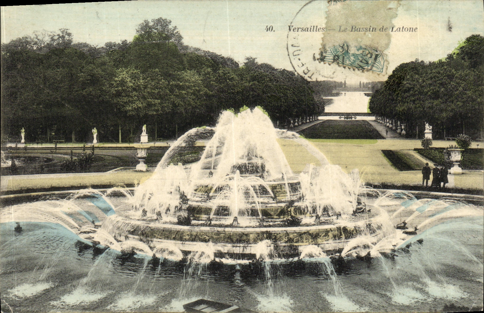 CPA Versailles Le Bassin de Latone 