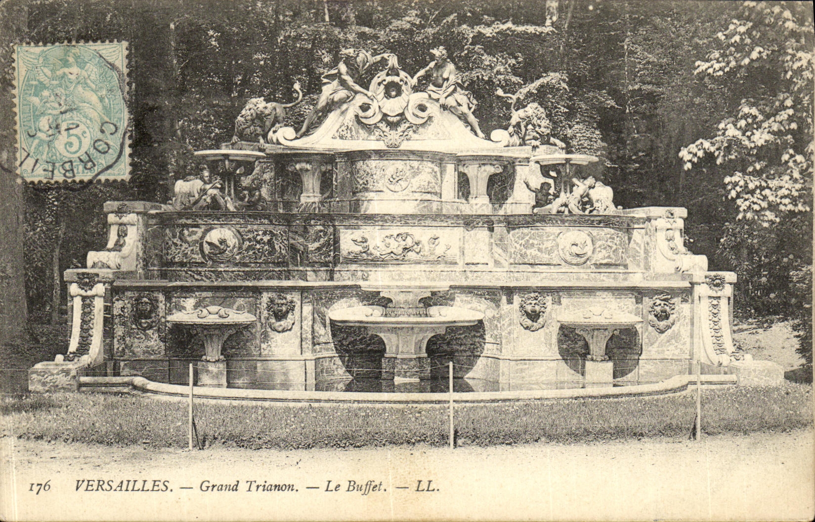 CPA Versailles Grand Trianon Le Buffet 