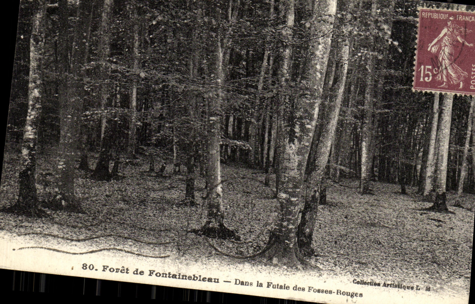 VINTAGE POSTCARD Drill De Fontainebleau In the Frontage of the Red Pits