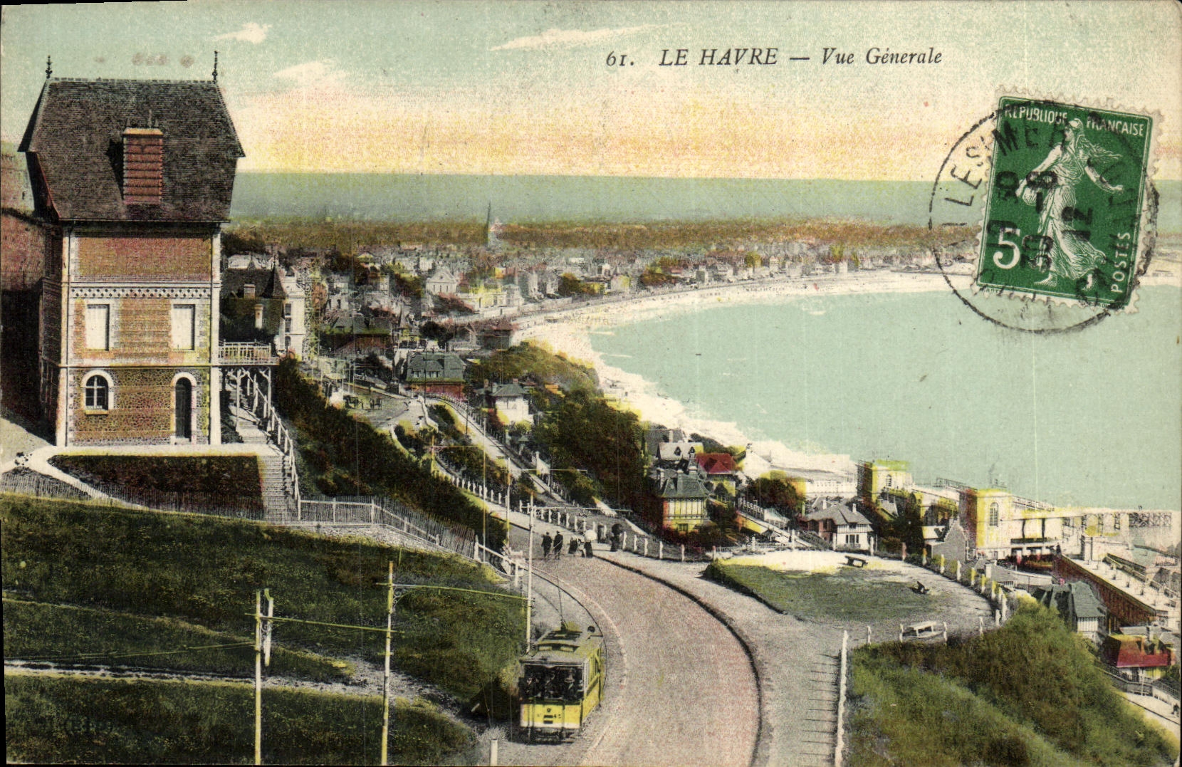 VINTAGE POSTCARD Le Havre View