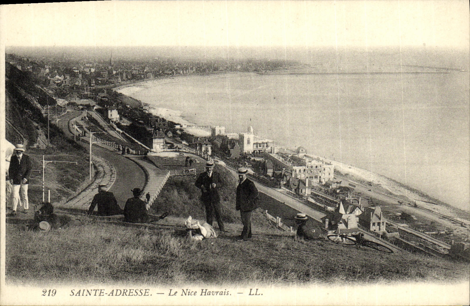 VINTAGE POSTCARD Sainte Address Nice Native of Le Havre