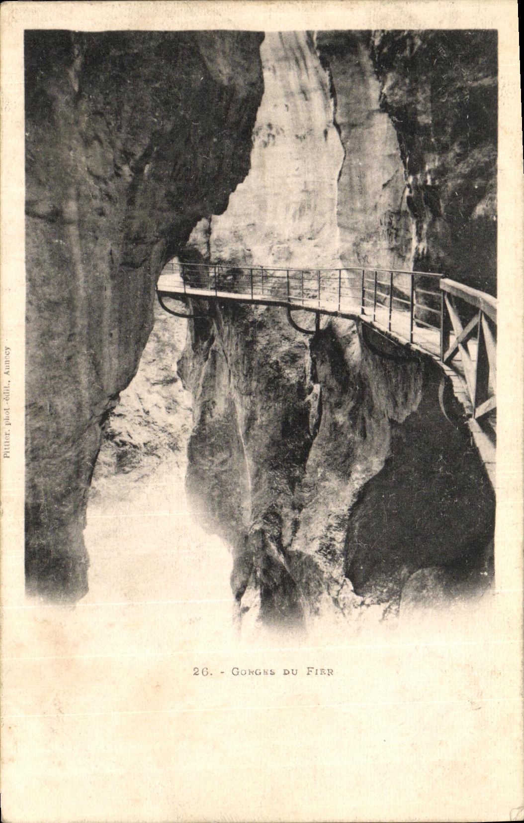 VINTAGE POSTCARD Falls of Trusting