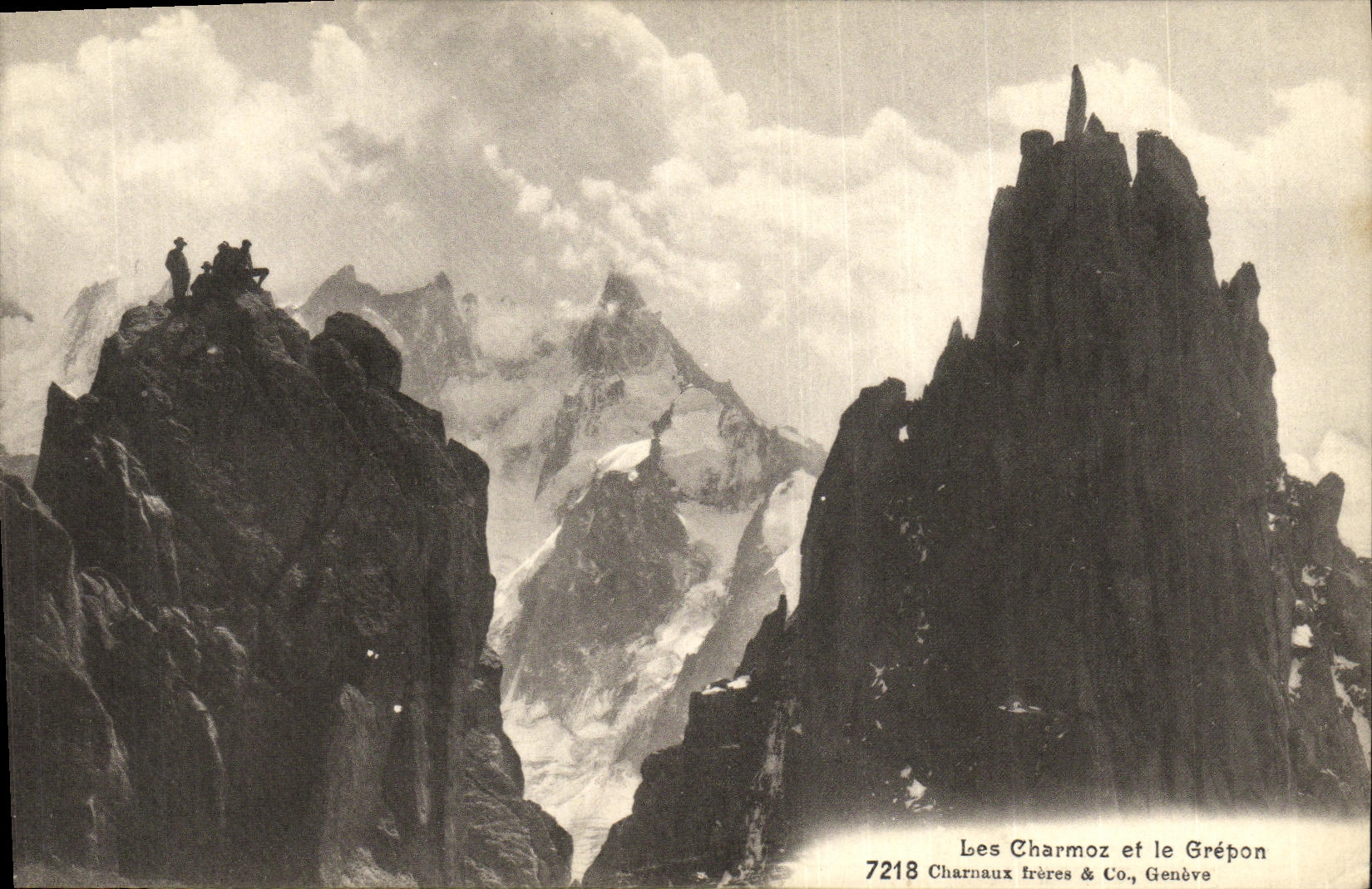 VINTAGE POSTCARD Charmoz and Grepon