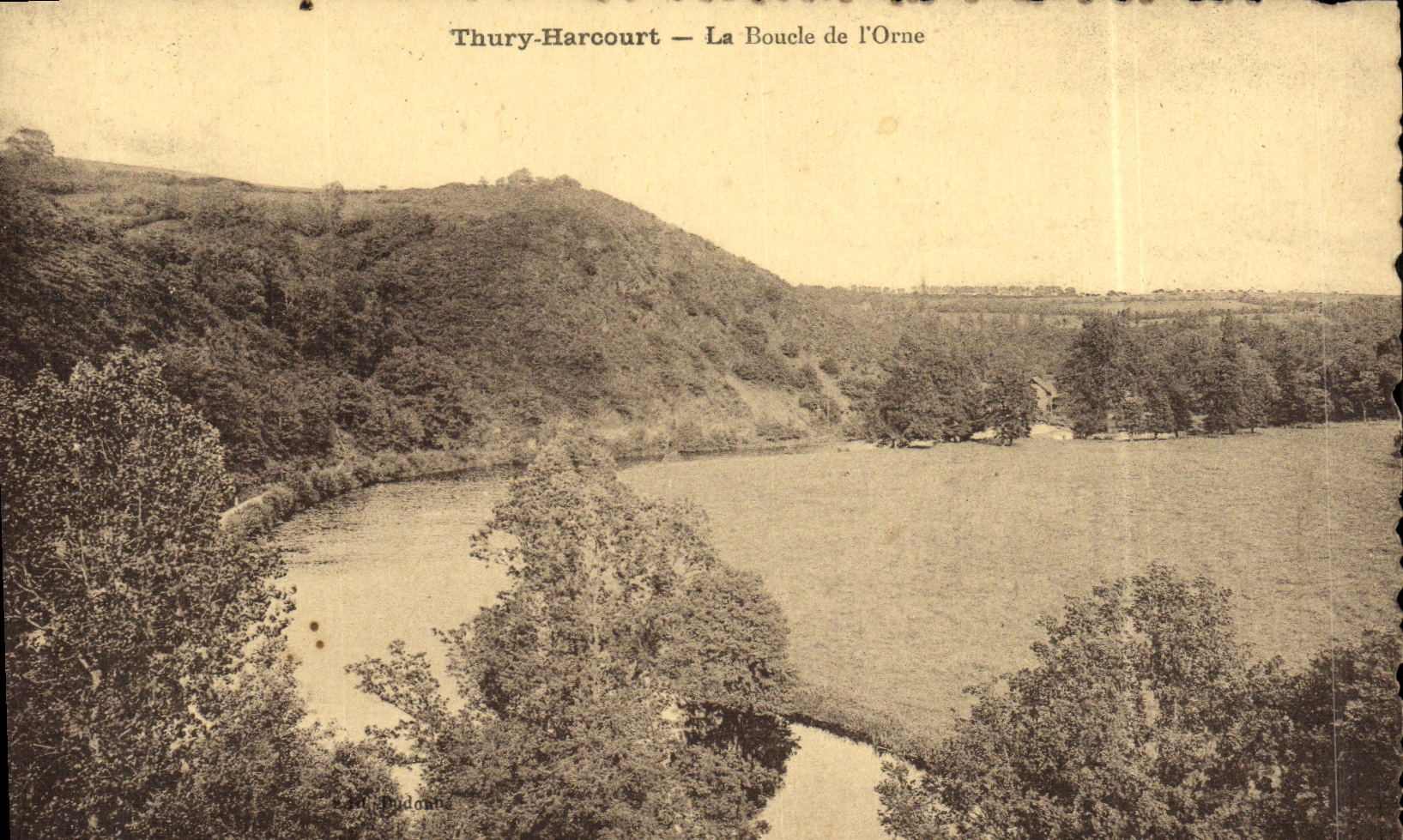 POSTAL Thury Harcourt de la VENDIMIA que el lazo de L adorna