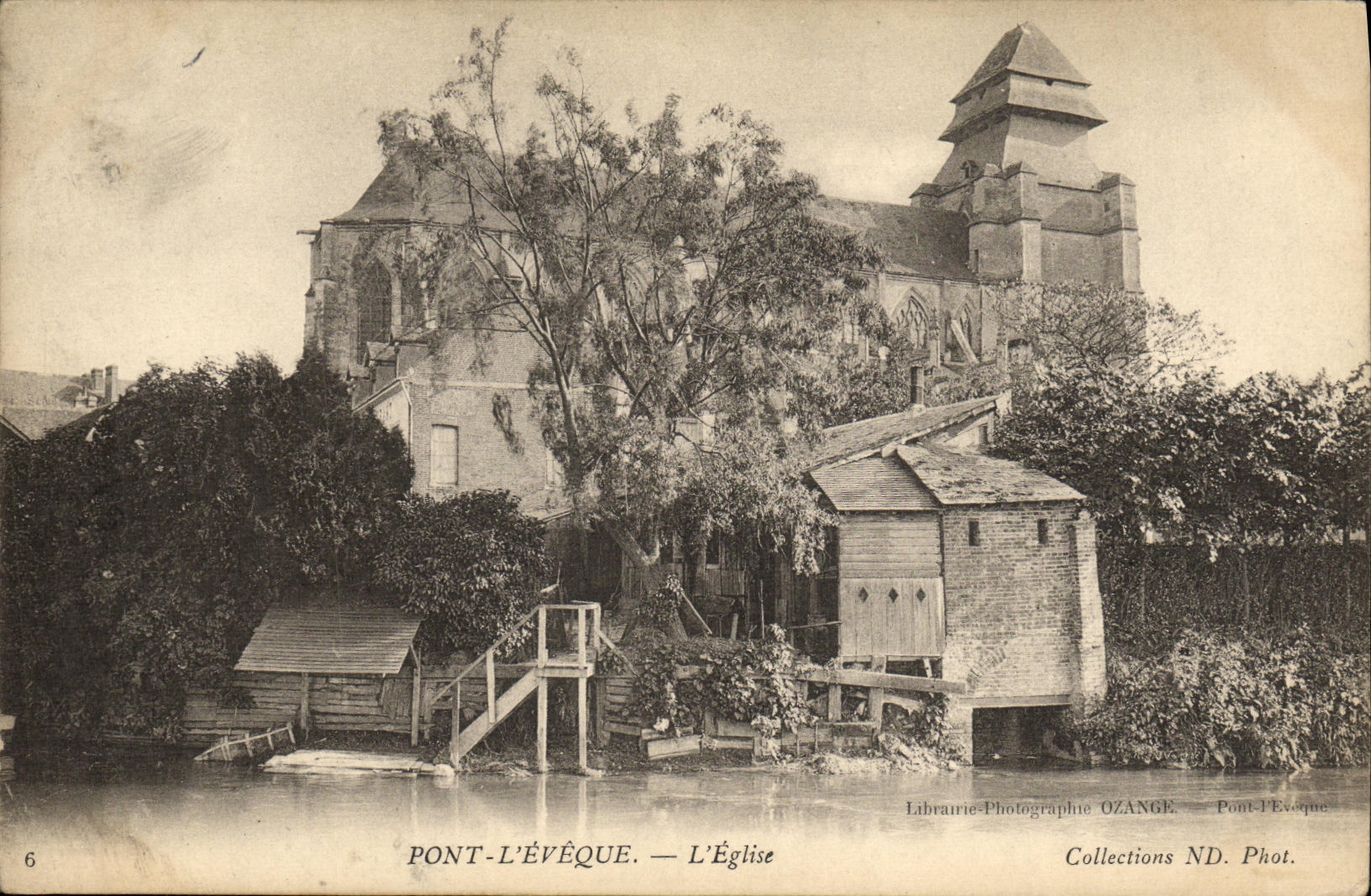 Puente L obispo L Church de la POSTAL de la VENDIMIA