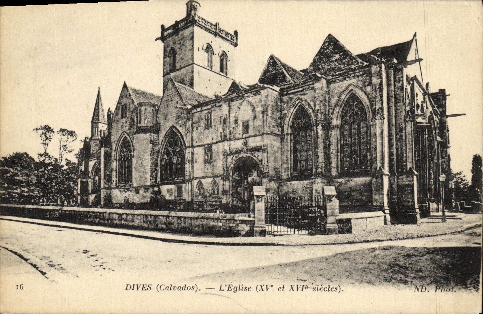 POSTAL L divino iglesia de la VENDIMIA