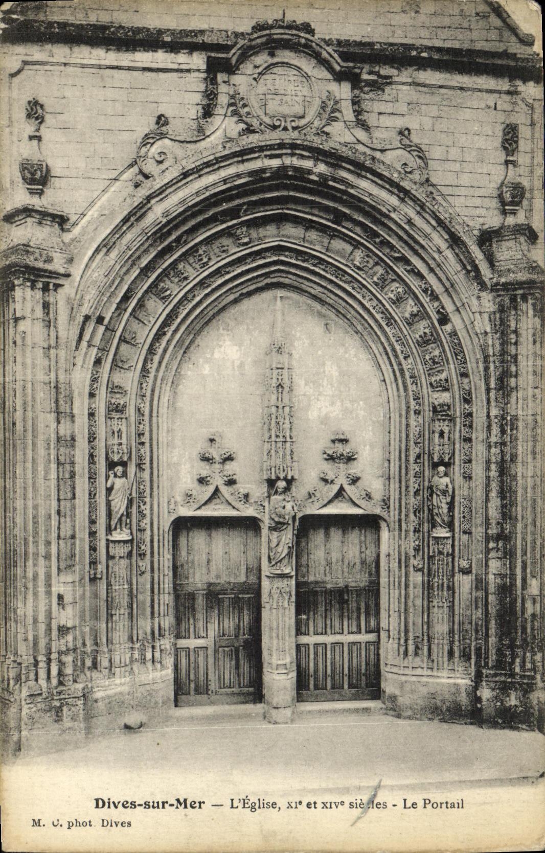 POSTAL de la VENDIMIA divina en el mar L iglesia la puerta