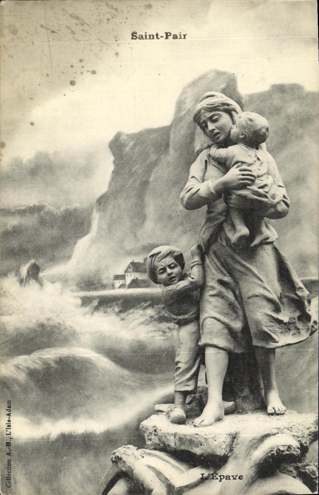 VINTAGE POSTCARD Holy Par L stray