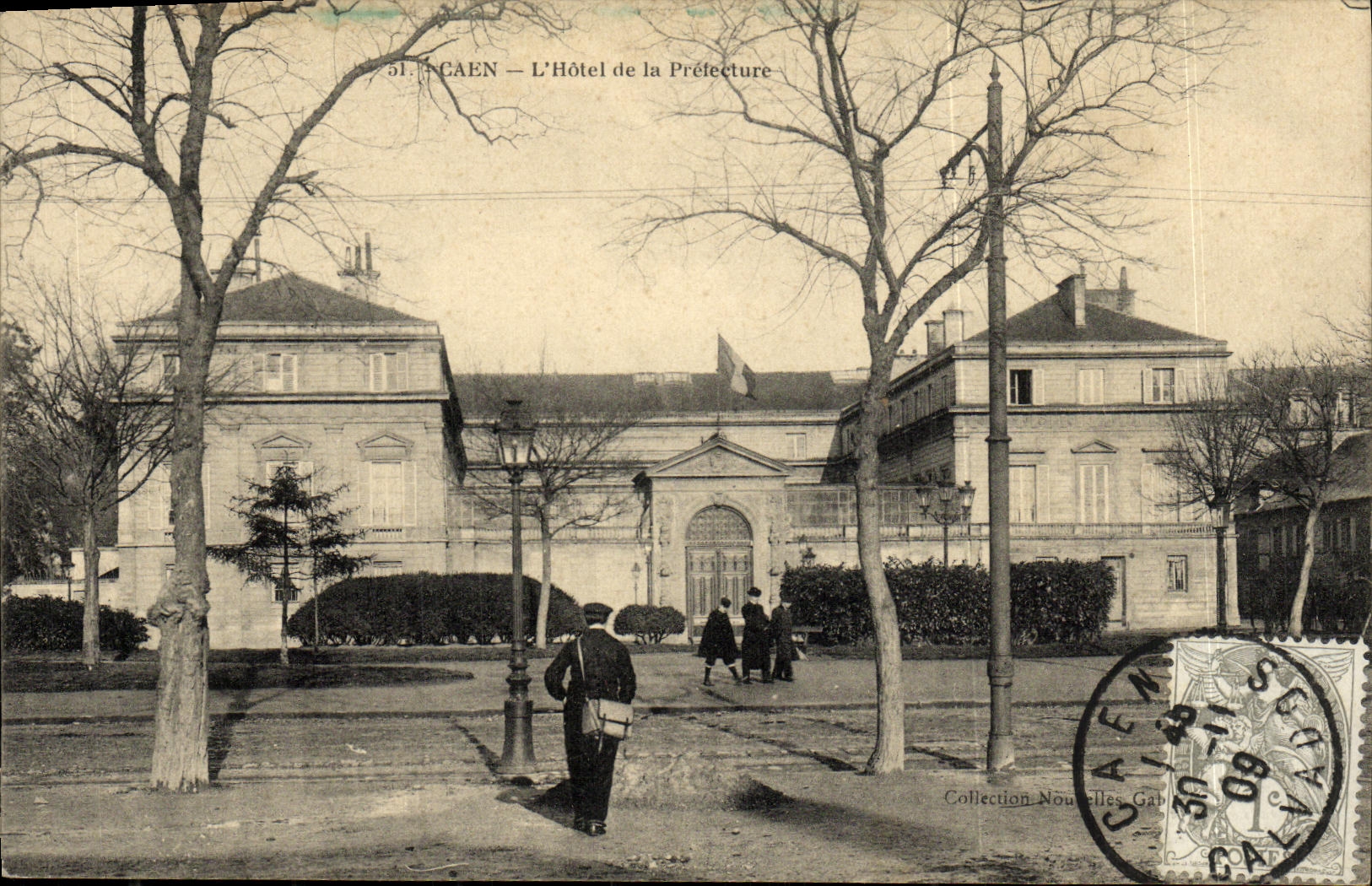 POSTAL Caen L hotel de la VENDIMIA de la prefectura
