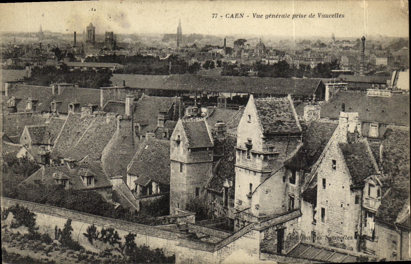 POSTAL Caen View Taken De Vaucelles de la VENDIMIA