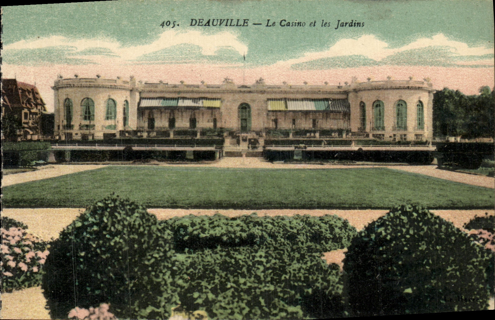 CPA Deauville Le Casino et les Jardins