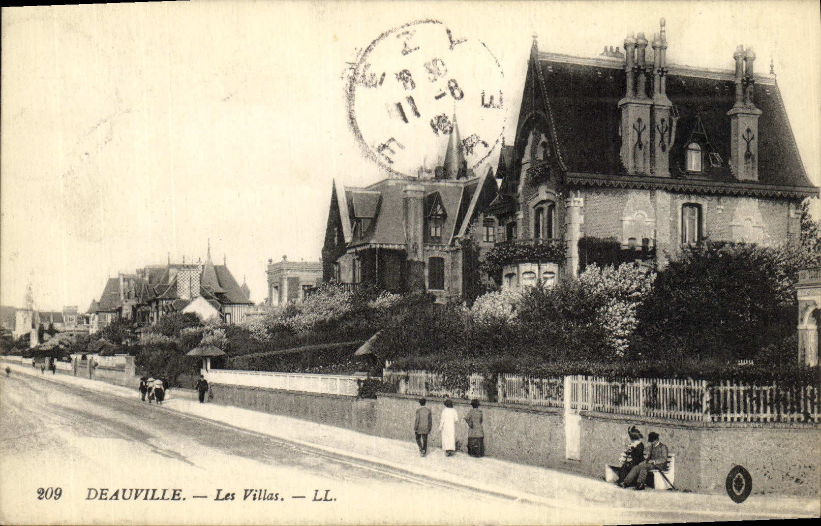 CPA Deauville Les Villas