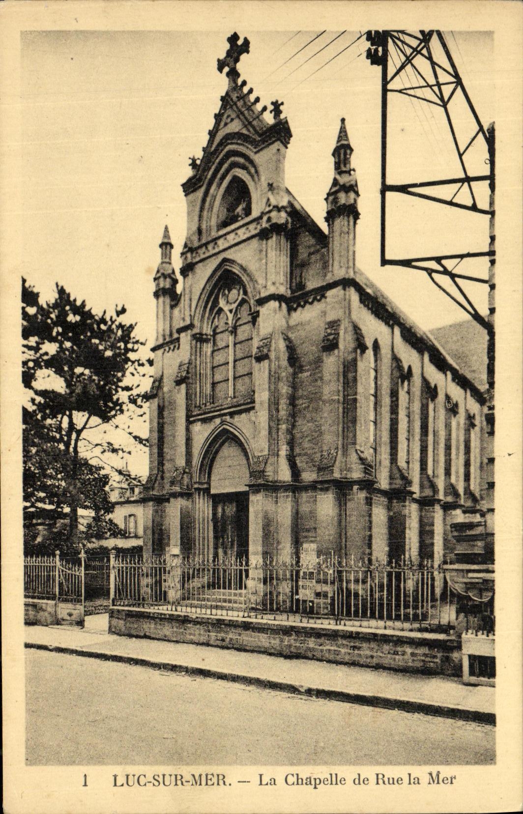 POSTAL Lucas de la VENDIMIA en el mar La Chapelle del mar de la calle