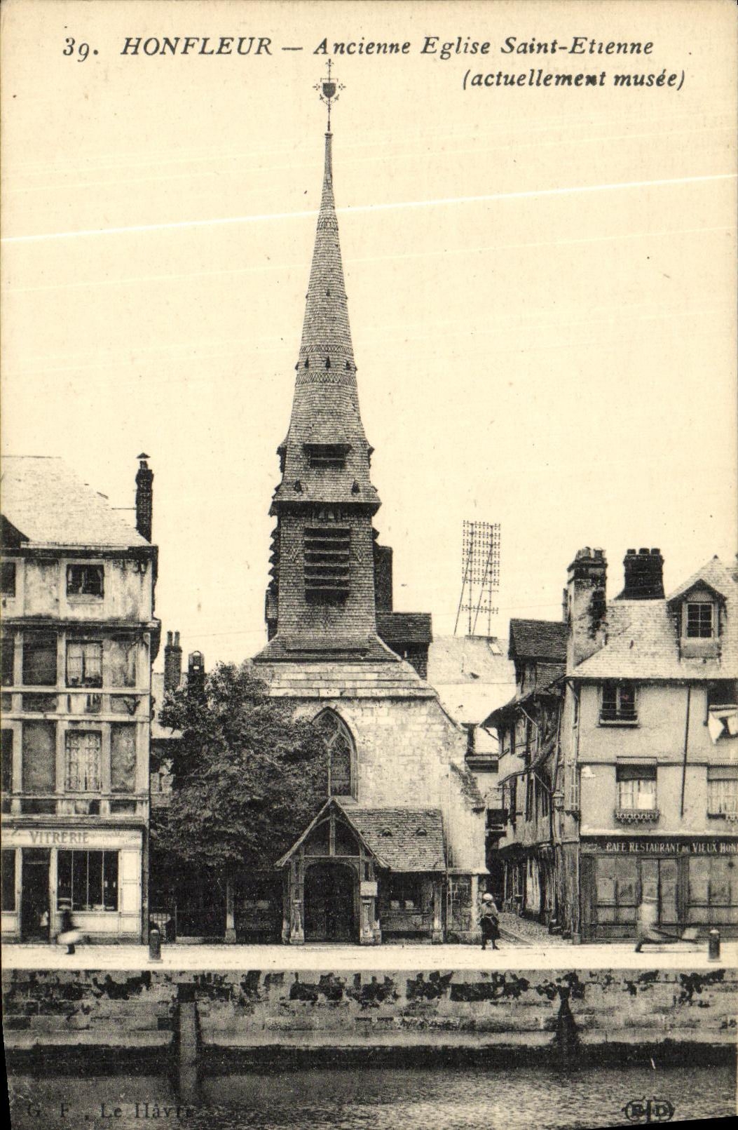 CPA Honfleur Ancienne Eglise Saint Etienne