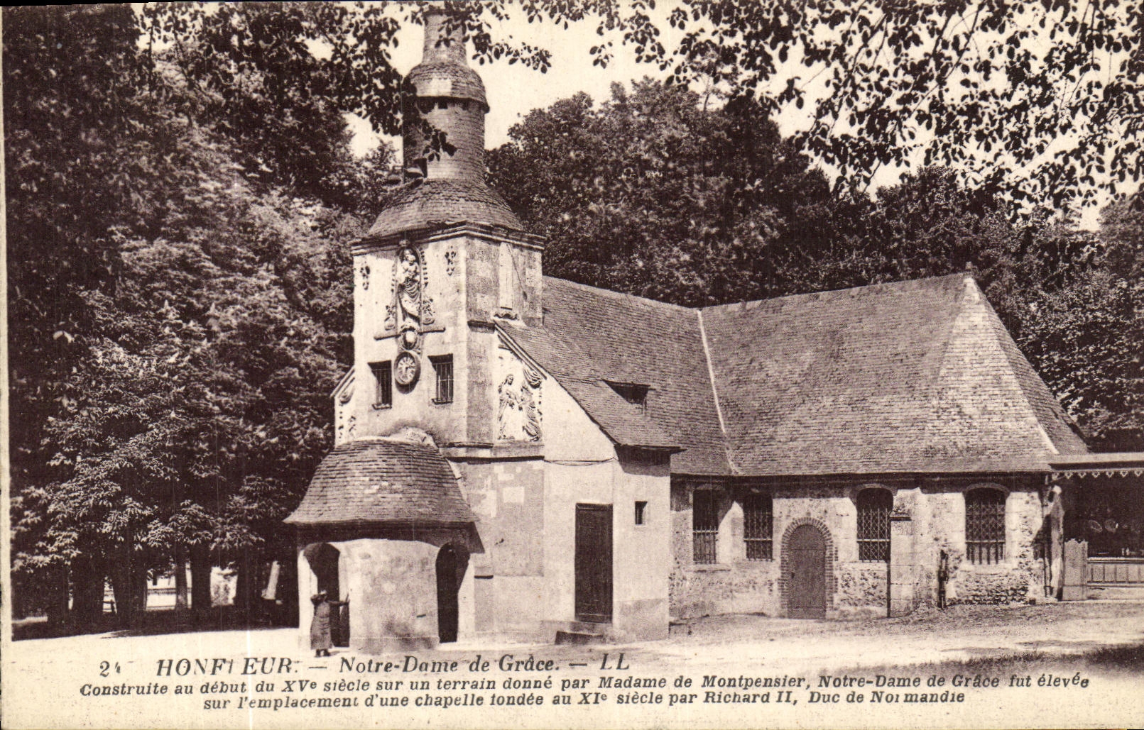 CPA Honfleur Notre Dame De Grace 
