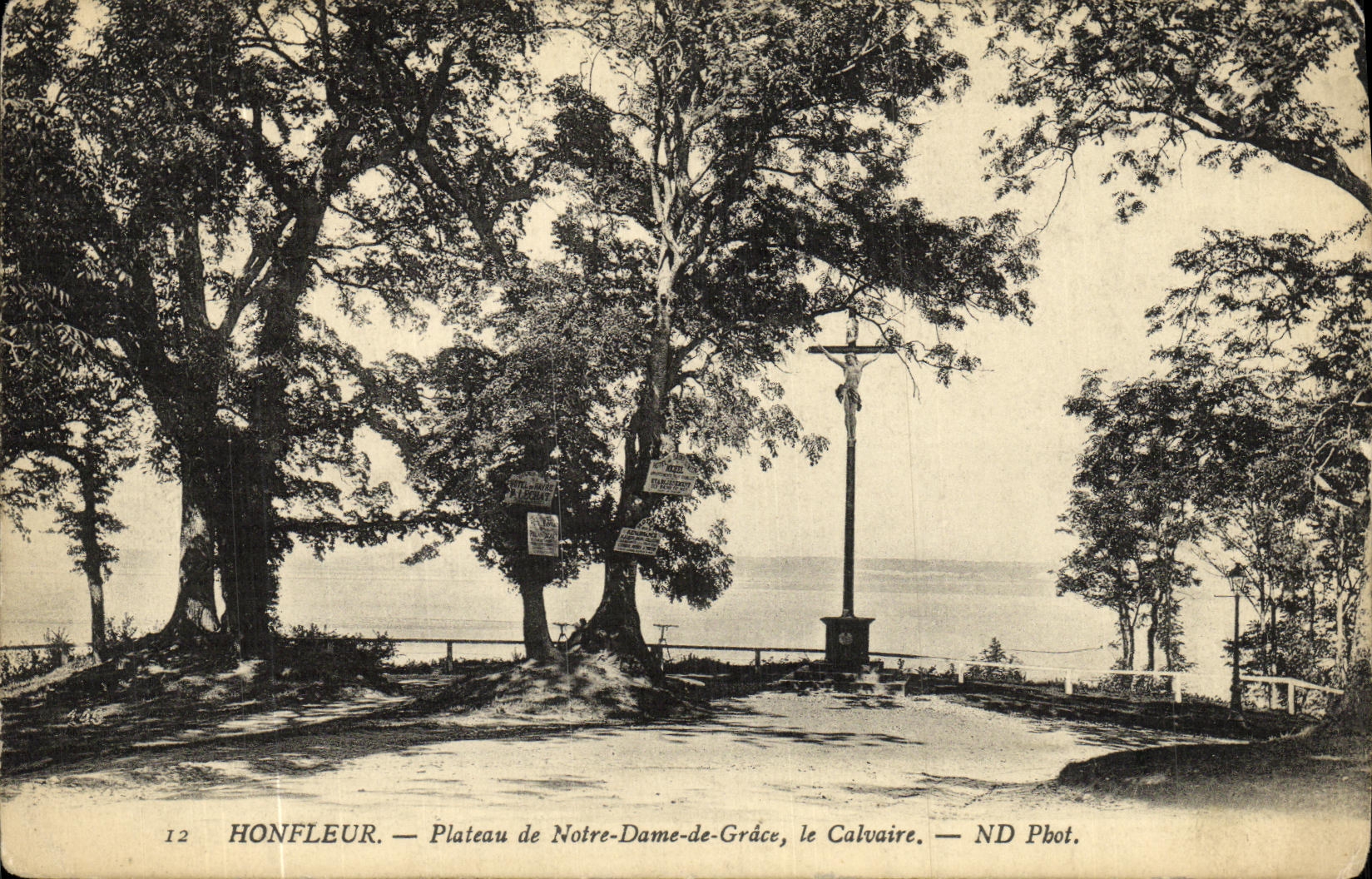 CPA Honfleur Plateau de Notre Dame de Grace