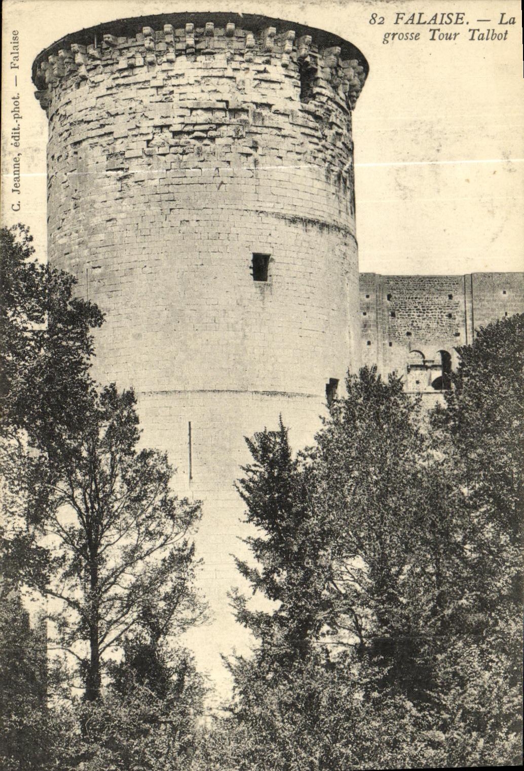 VINTAGE POSTCARD Cliff the Gross Talbot Tower