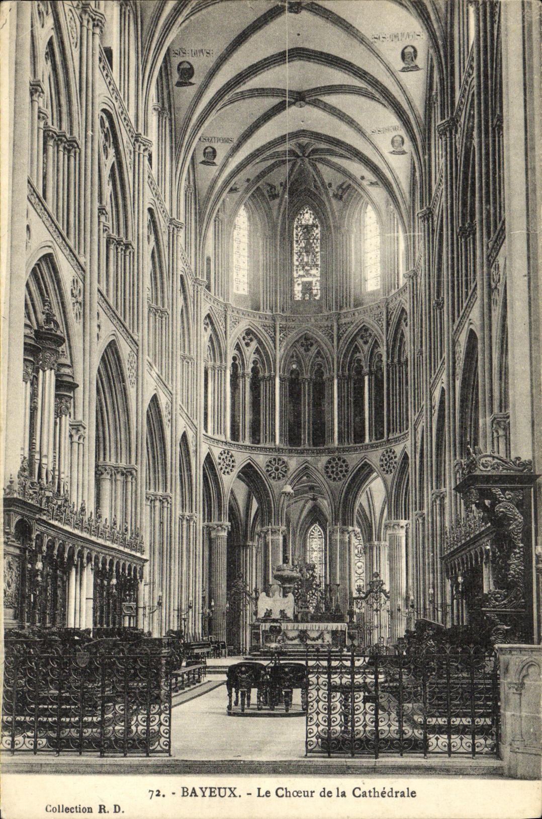 Estribillo de Bayeux de la POSTAL de la VENDIMIA de la catedral