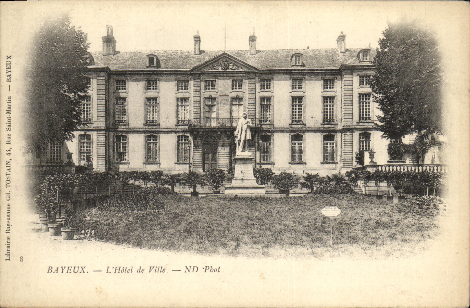 POSTAL Bayeux L ayuntamiento de la VENDIMIA