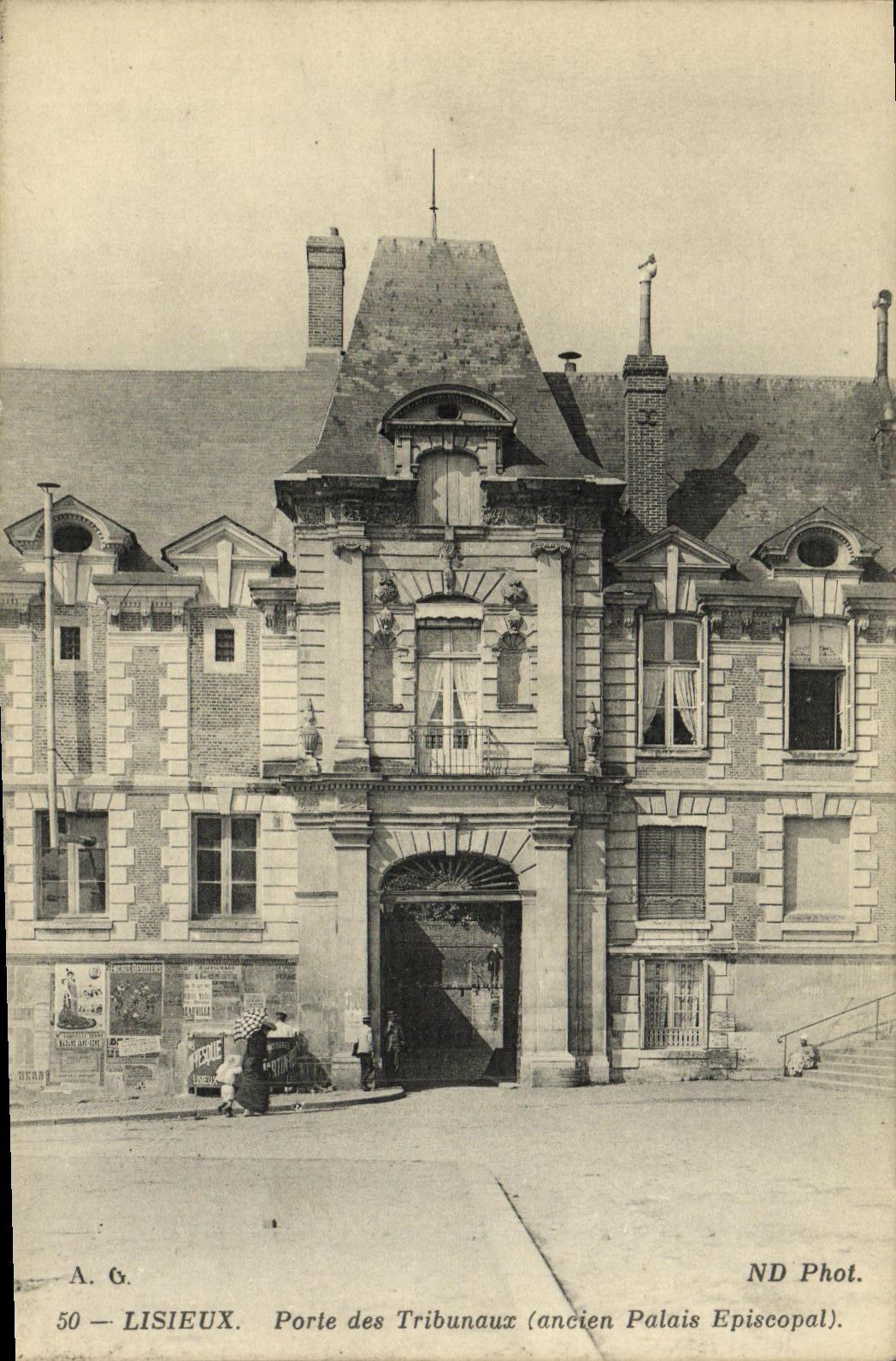 La POSTAL Lisieux de la VENDIMIA lleva el paladar viejo de las cortes episcopal