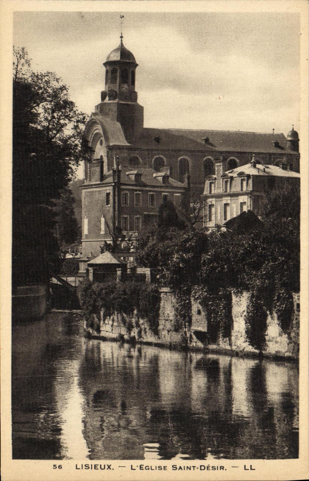 De la VENDIMIA de la POSTAL de Lisieux de la iglesia deseo Saint