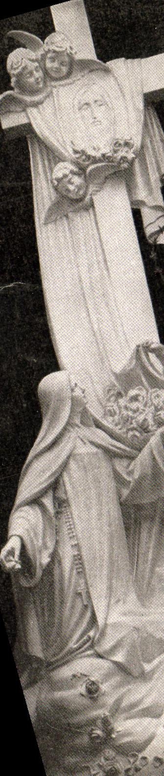 La POSTAL Lisieux Grouep de la VENDIMIA talla la superacion del puente principal del horno en la camara acorazada de las monjas carmelitas