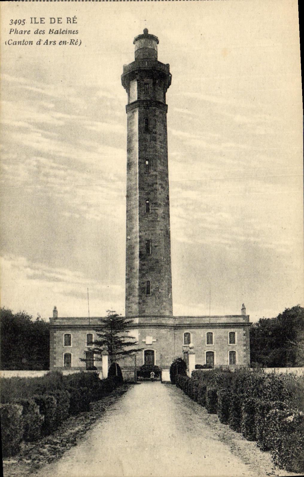 VINTAGE POSTCARD Ile de Re Lighthouse of the Whales