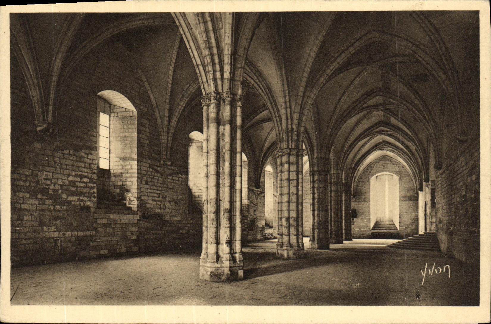 La POSTAL Avignon de la VENDIMIA el paladar de los papas Room de L va abajo para la audiencia