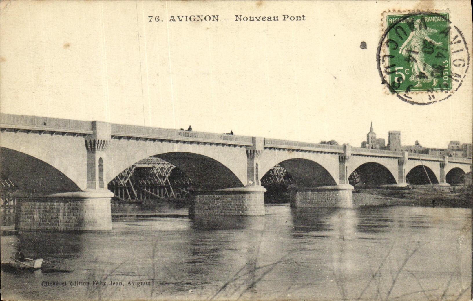 Puente de Avignon de la POSTAL de la VENDIMIA nuevo
