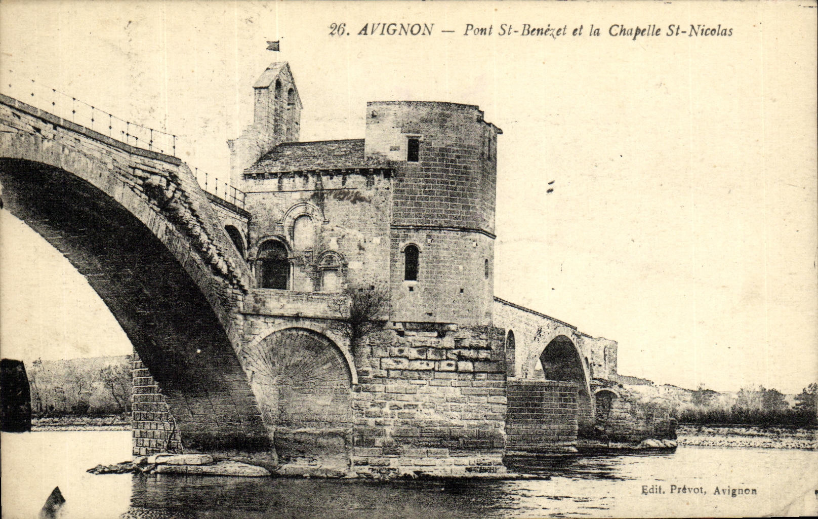 St Benezet de AvignonPont de la POSTAL de la VENDIMIA y La Chapelle St Nicolas