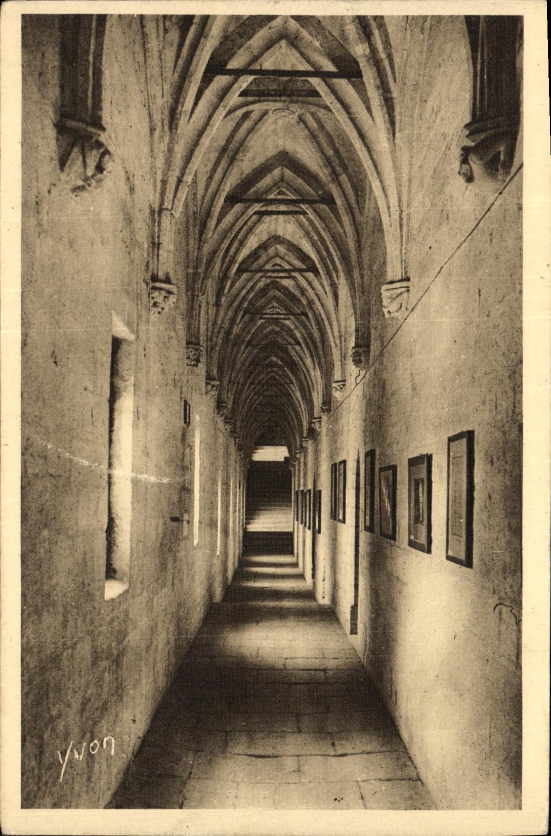 POSTAL Avignon de la VENDIMIA el paladar de los papas Gallery de los altos dignatarios