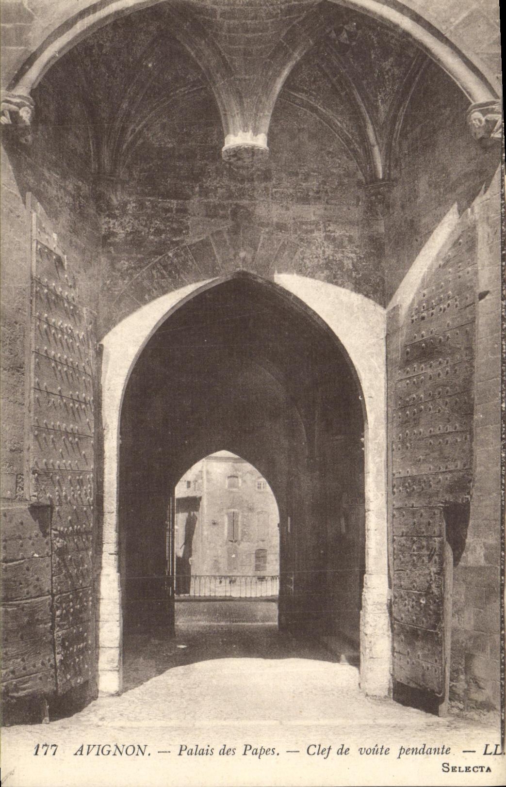 POSTAL Avignon de la VENDIMIA el paladar trapezoidal del colgante de los papas