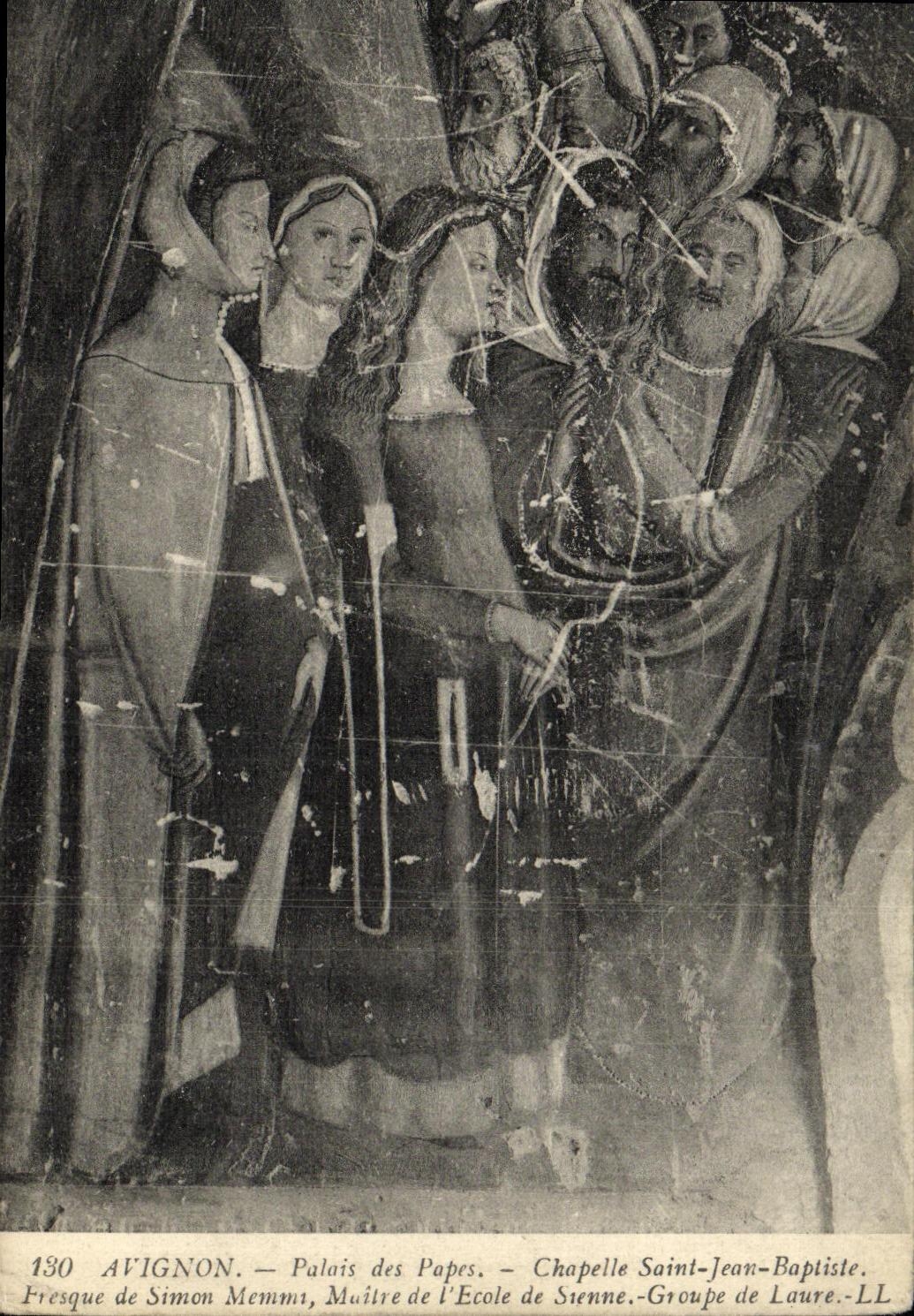 El paladar de Avignon de la POSTAL de la VENDIMIA de los papas salta Saint fresco baptista de Jean de la caneria de Simon Memms de L escuela el suyo