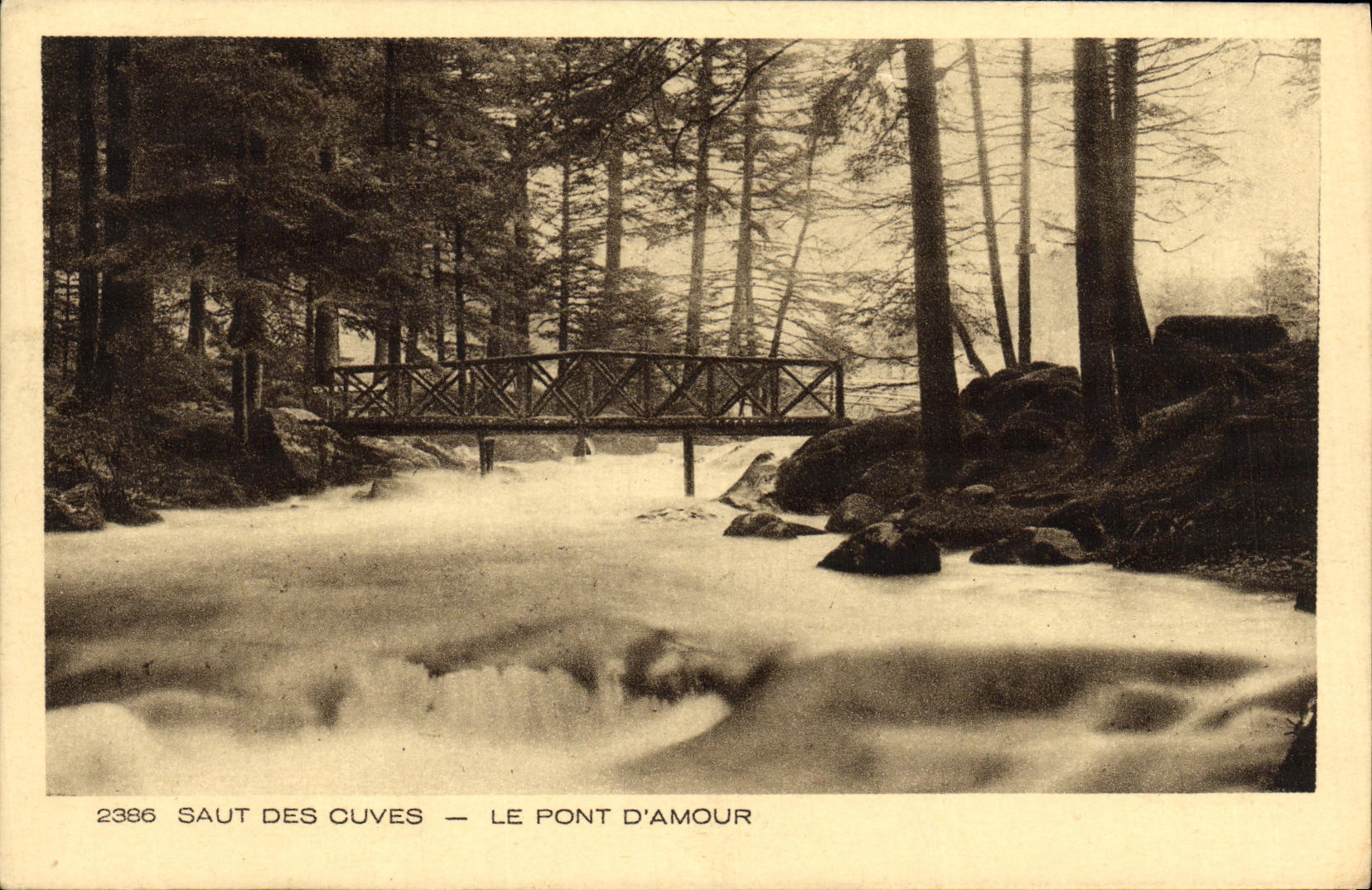 VINTAGE POSTCARD Jump Of the Tanks the Bridge D Love