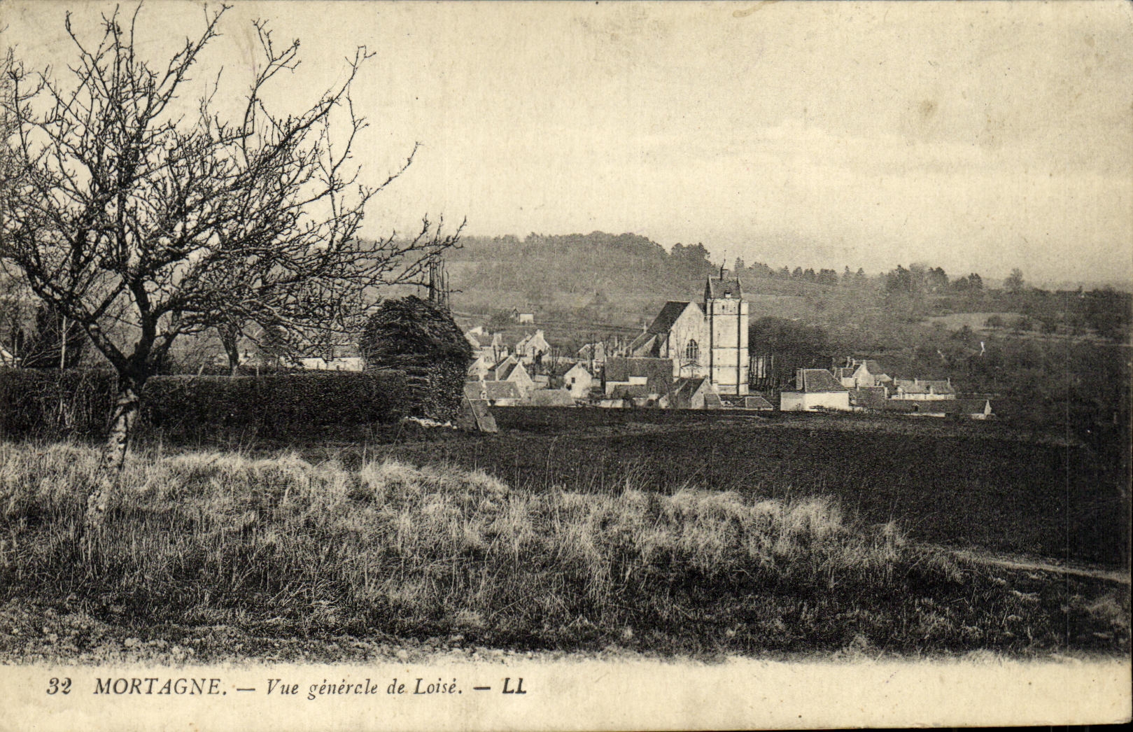 VINTAGE POSTCARD Mortagne View of Loise