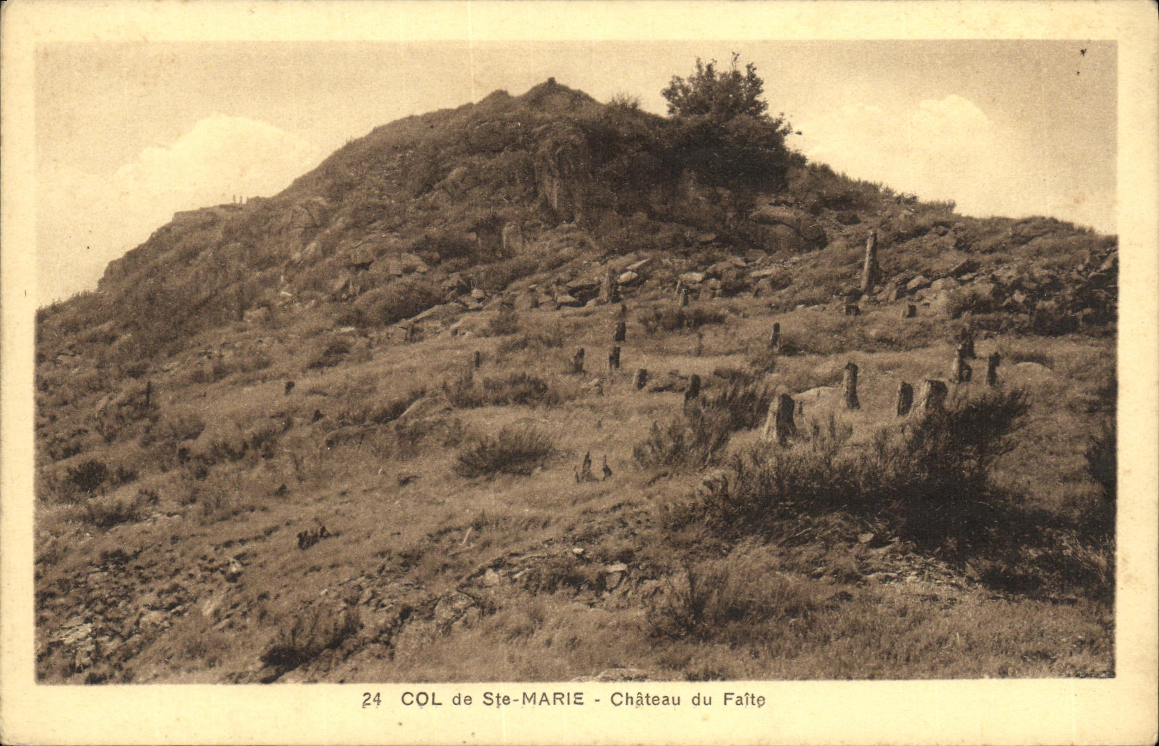 VINTAGE POSTCARD Collar of co  Marine Castle of Made