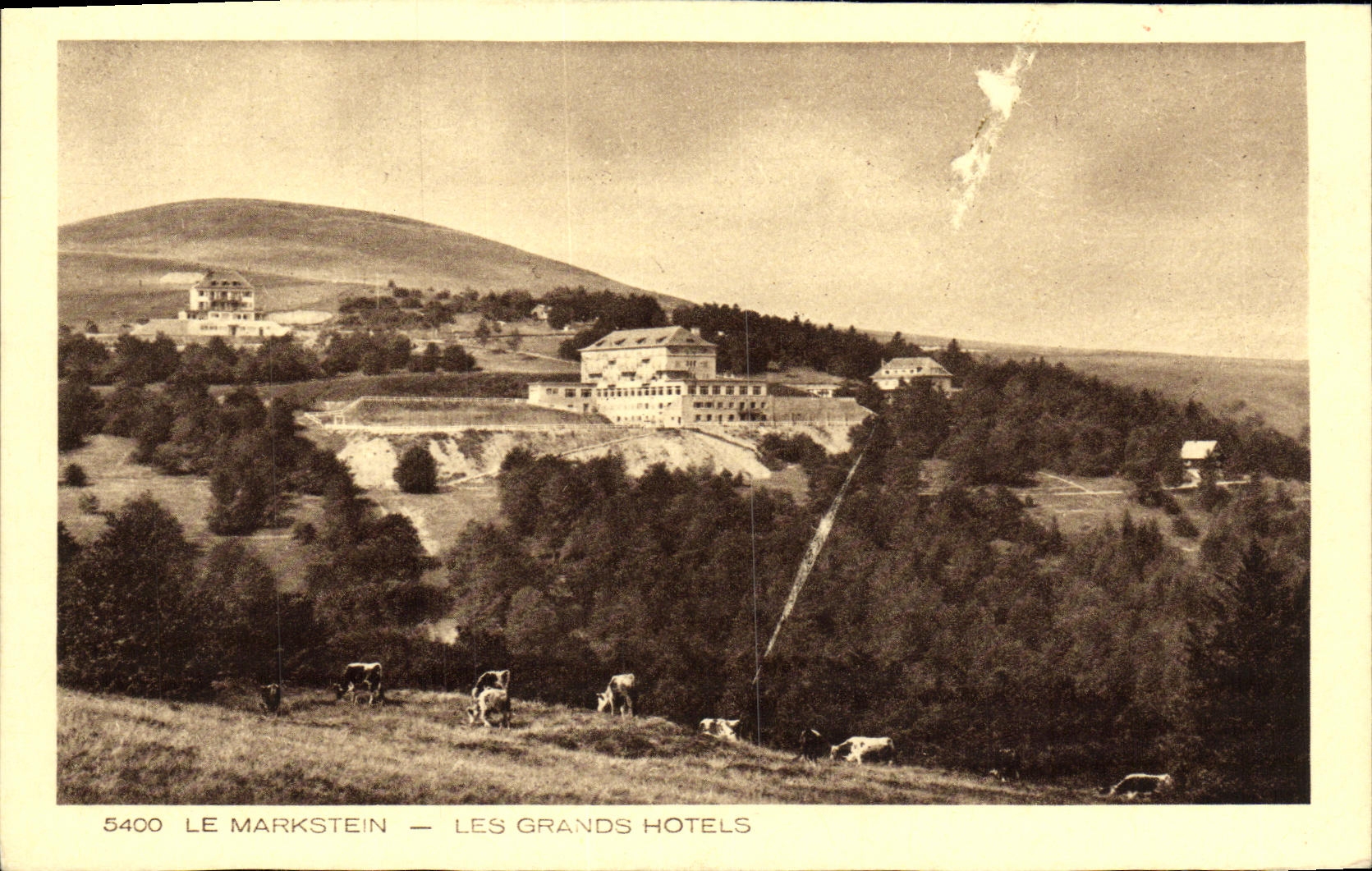 VINTAGE POSTCARD Markstein Large Hotels
