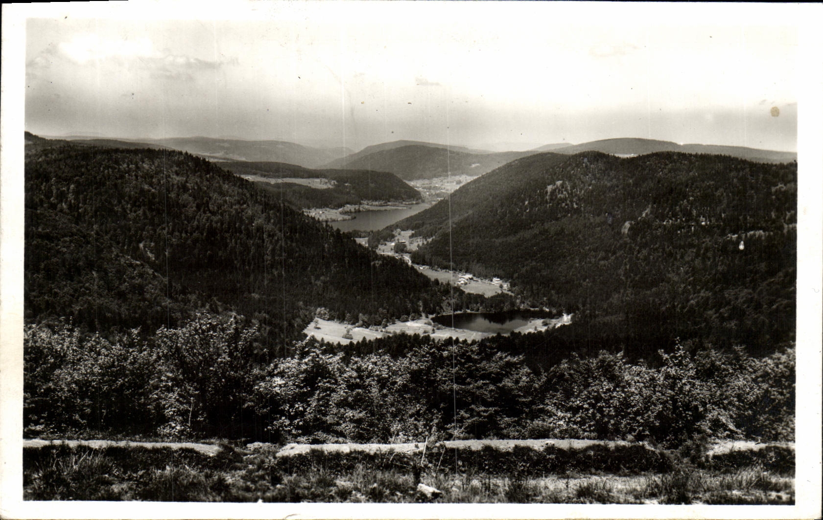 VINTAGE POSTCARD Road Of the Peaks the Valley of the Lakes