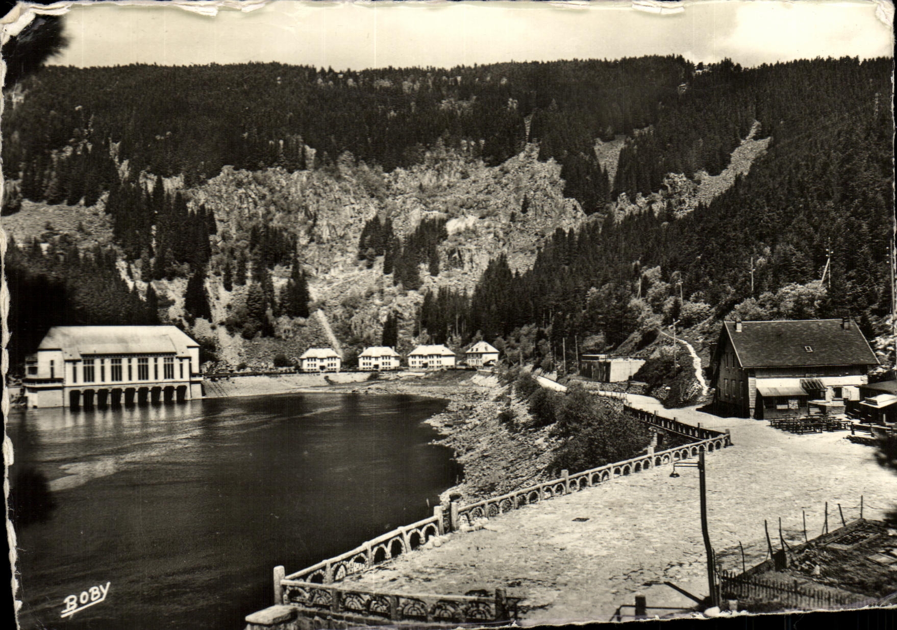 CPSM the Vosges Picturesque Black Lake