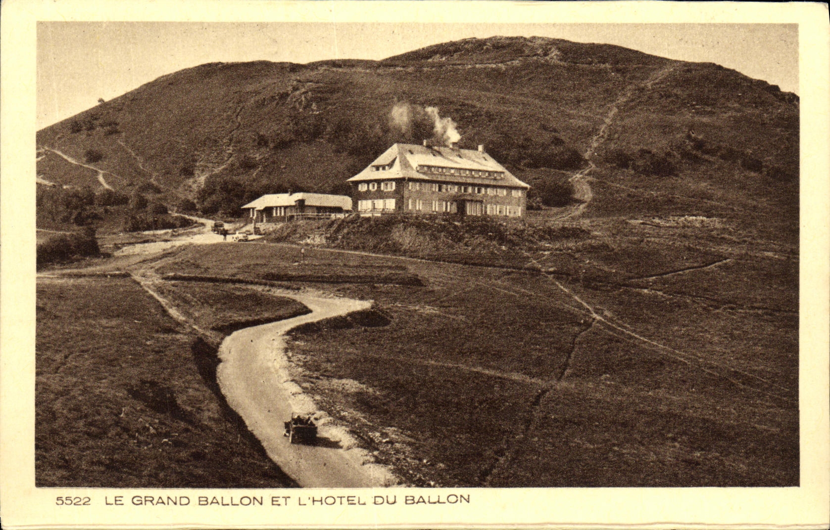 VINTAGE POSTCARD the Large Balloon And L Hotel Of the Balloon