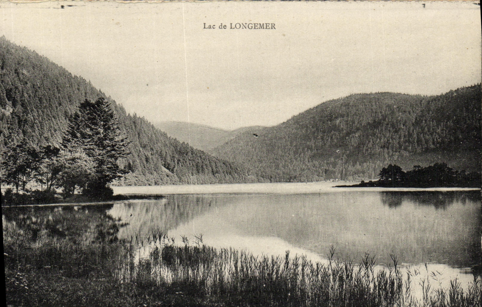 VINTAGE POSTCARD Lake De Longemer