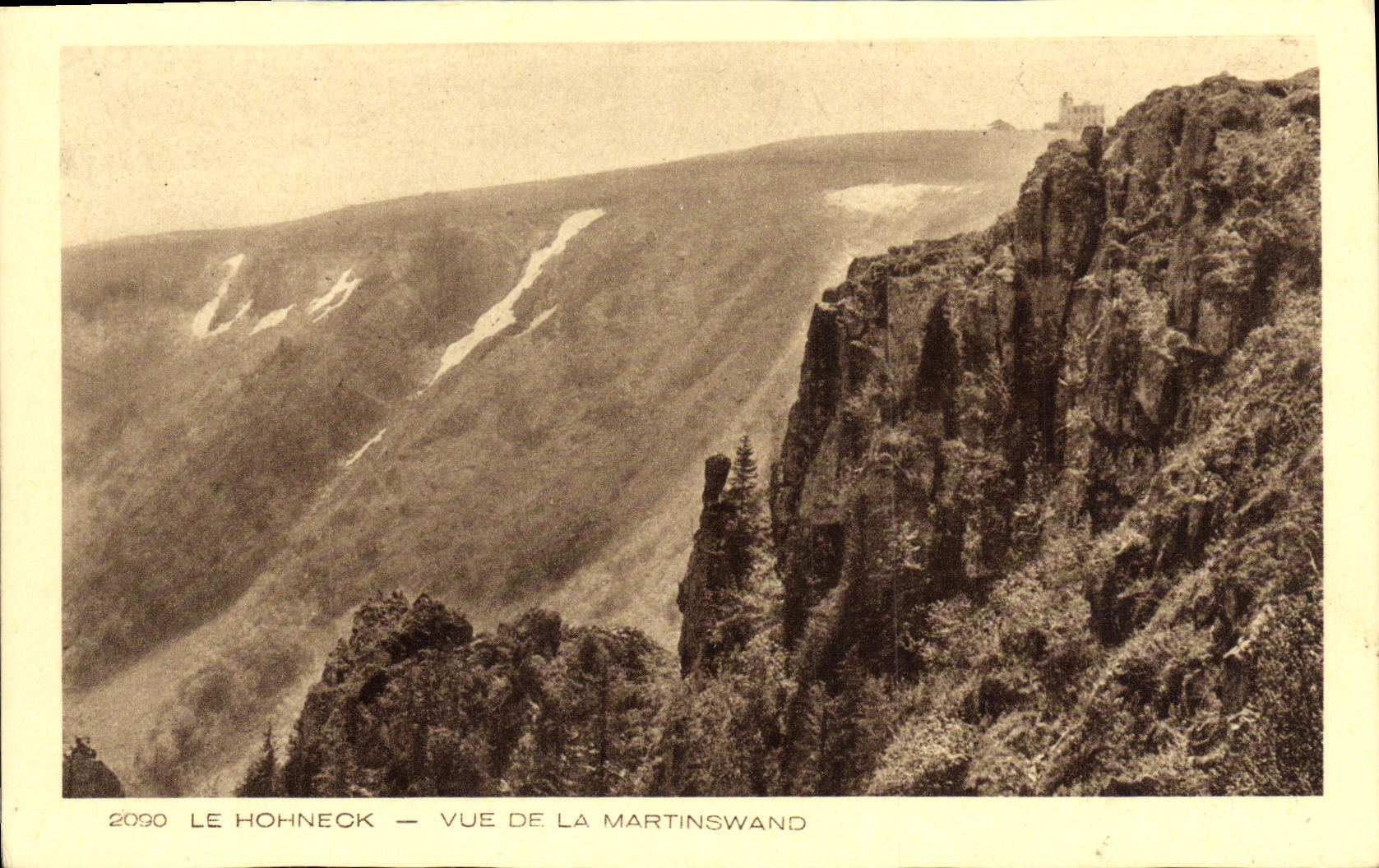 VINTAGE POSTCARD Hohneck Seen of Martinswand